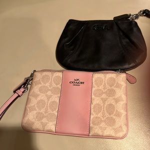 Bundle of 2 coach wristlets. New